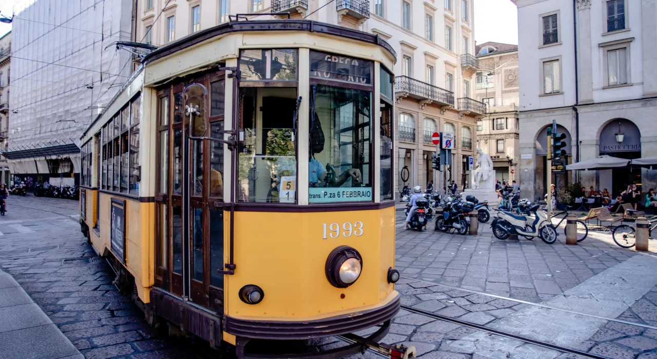 Trams in Milan